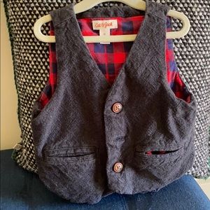 Dark gray toddler vest